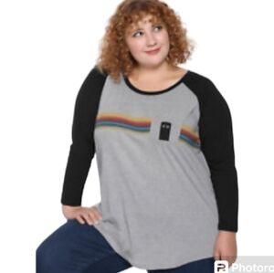 Her Universe Dr Who Baseball Tshirt